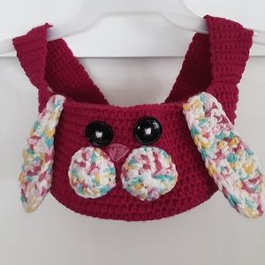 Bright Pink Bunny Easter Basket